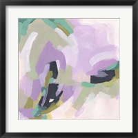 Lavender Swirl IV Framed Print