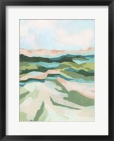 Tidal Valley I Framed Print