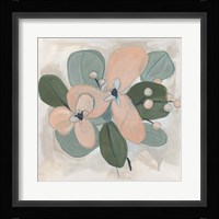 Posey Impasto I Framed Print