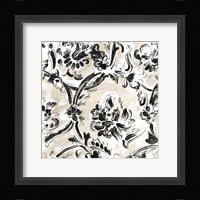 Parchment Brocade I Framed Print
