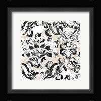 Parchment Brocade VI Framed Print
