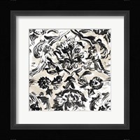 Parchment Brocade VII Framed Print