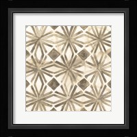 Umber Tile I Framed Print