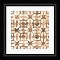 Umber Tile II Framed Print