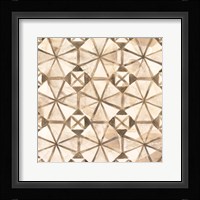 Umber Tile IV Framed Print
