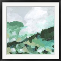 Aqua Valley I Fine Art Print