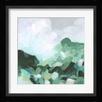 Aqua Valley II Framed Print