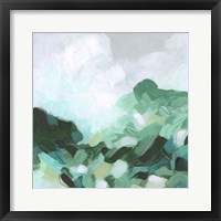 Aqua Valley II Framed Print