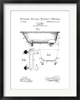 Bath Time Patents I Fine Art Print
