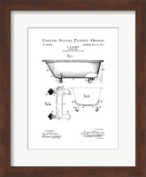 Bath Time Patents I Fine Art Print