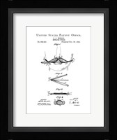 Bath Time Patents II Framed Print