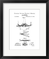 Bath Time Patents II Framed Print