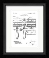 Bath Time Patents III Framed Print