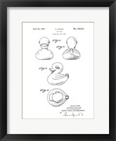 Bath Time Patents IV Framed Print