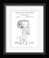 Bath Time Patents VI Framed Print