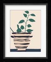 Dancing Vase With Palm II Framed Print