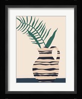 Dancing Vase With Palm III Framed Print