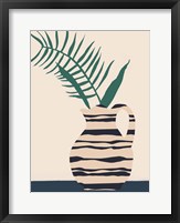 Dancing Vase With Palm III Framed Print
