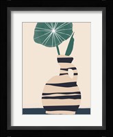 Dancing Vase With Palm IV Framed Print