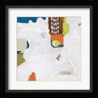 Neon City Lights II Framed Print