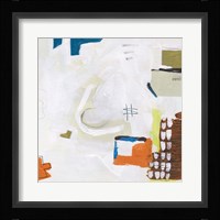 Neon City Lights V Framed Print