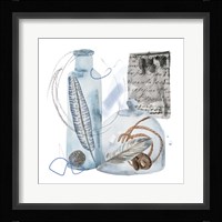 Message in a Bottle IV Framed Print