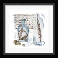 Message in a Bottle V Framed Print