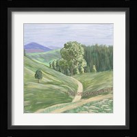 Hill Lines I Framed Print