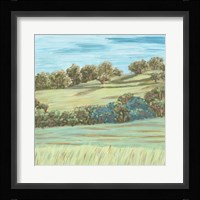 Hill Lines II Framed Print