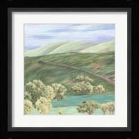 Hill Lines III Framed Print