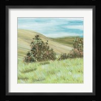 Hill Lines IV Framed Print