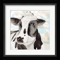 Portrait of a Cow I Framed Print