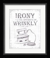 Laundry Today II Framed Print