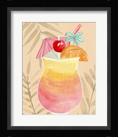 Tropical Cocktail IV Framed Print