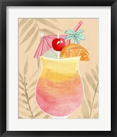 Tropical Cocktail IV Framed Print