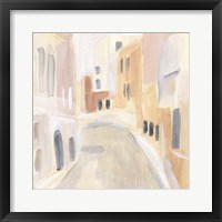 Pastel Streets II Framed Print