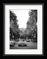 Boulevard in Hollywood (BW) Framed Print