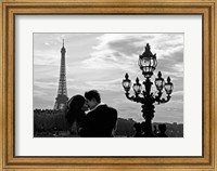 A Kiss in Paris Fine Art Print