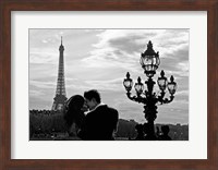 A Kiss in Paris Fine Art Print