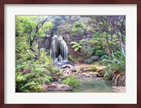 Rainforest waterfall (detail) Fine Art Print