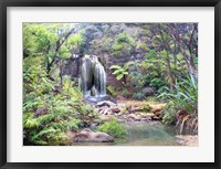 Rainforest waterfall (detail) Fine Art Print