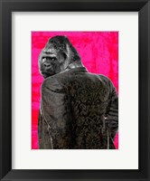 Ape in a Suit (Pop Version) Fine Art Print