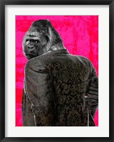 Ape in a Suit (Pop Version) Fine Art Print