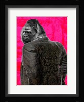 Ape in a Suit (Pop Version) Fine Art Print