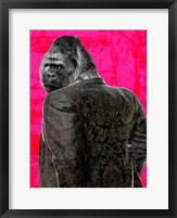 Ape in a Suit (Pop Version) Fine Art Print