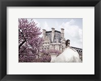 Young Woman at the Chateau de Chambord Fine Art Print