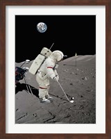 Lunar Golf (NASA) Fine Art Print