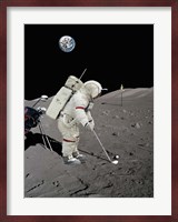 Lunar Golf (NASA) Fine Art Print