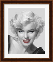 The Look Red Lips Fine Art Print
