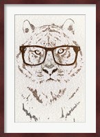 Hipster Tiger Fine Art Print